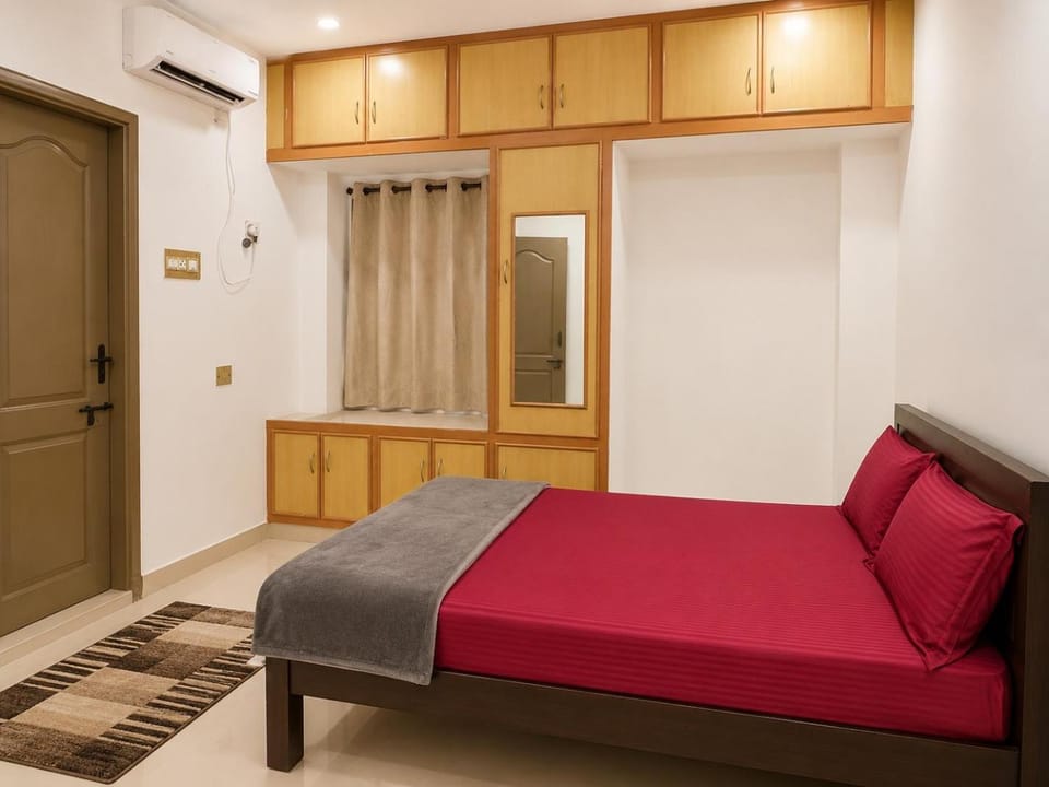 Bedroom, air conditioner