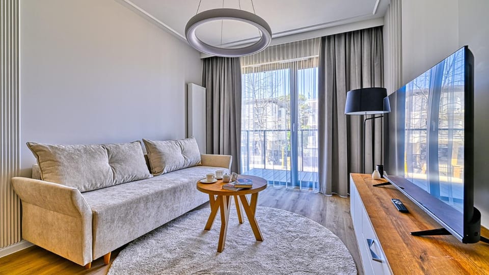 Ostseeresidenz Niechorze D305 Eco Boho z Basenem, Sauną, Jacuzzi, przy samej PLAŻY - 5D Apartments Apartment in West Pomeranian Voivodeship, Poland