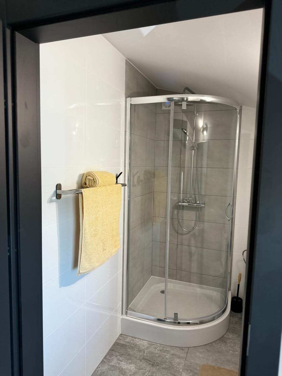 Shower, Bathroom, towels