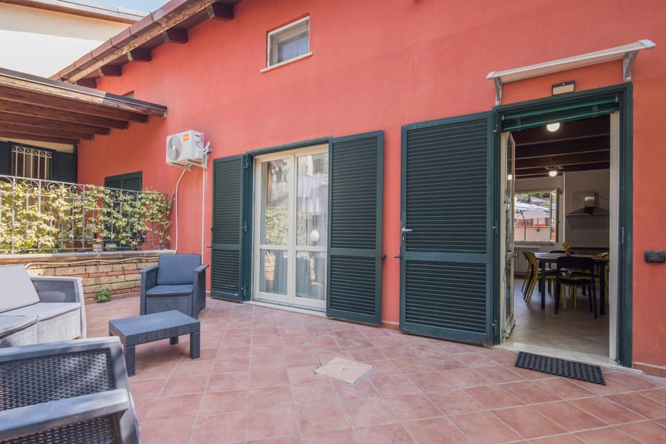 Property building, Garden view