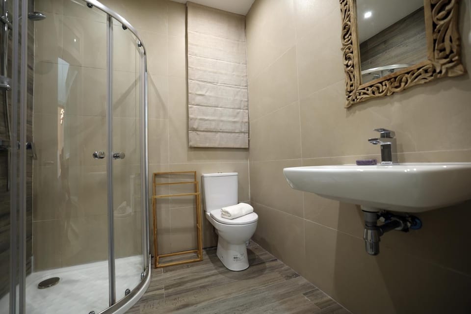 Shower, Toilet, Bathroom, towels