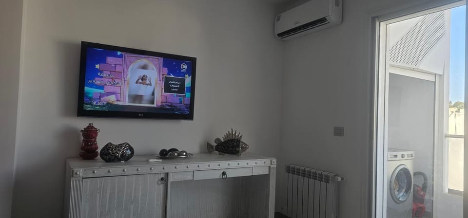 two-bedroom apartment with a living room, kitchen and balcony Apartment in Tunisia