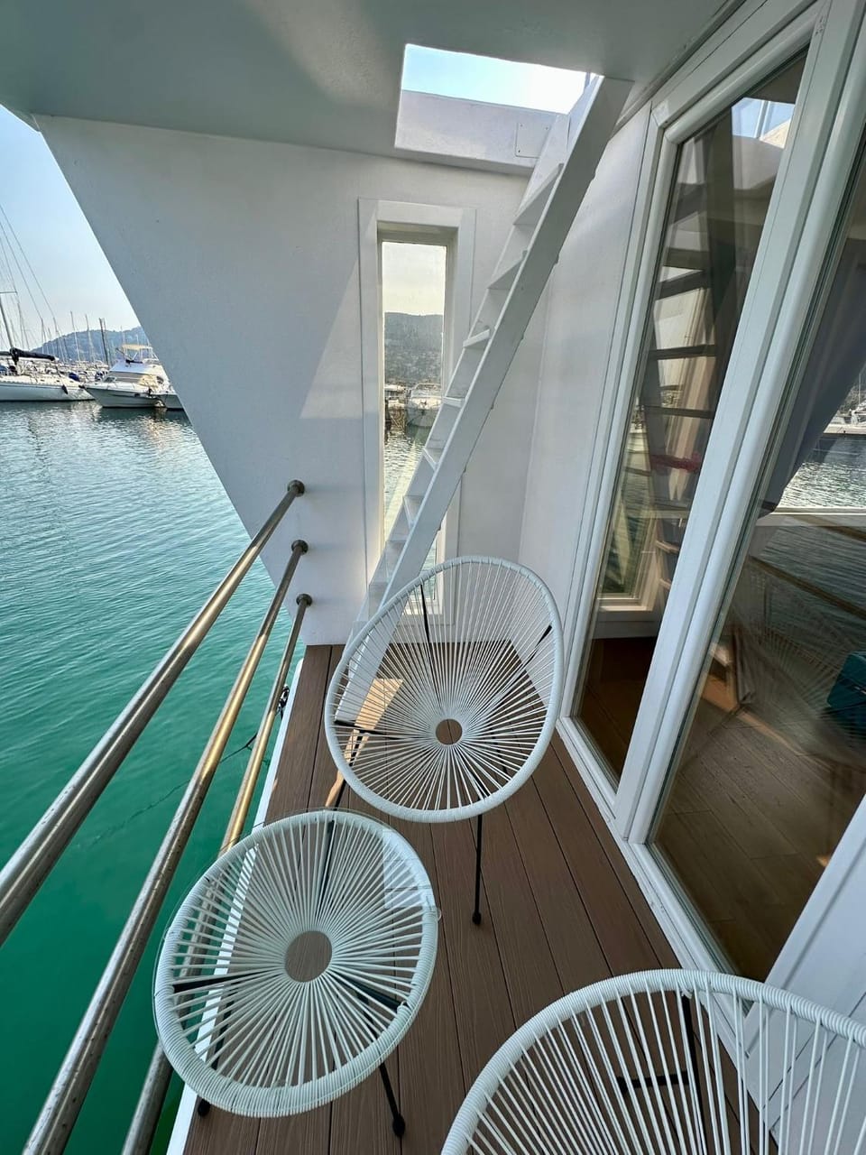 Houseboat Andora Riviera Luxury Docked boat in Liguria