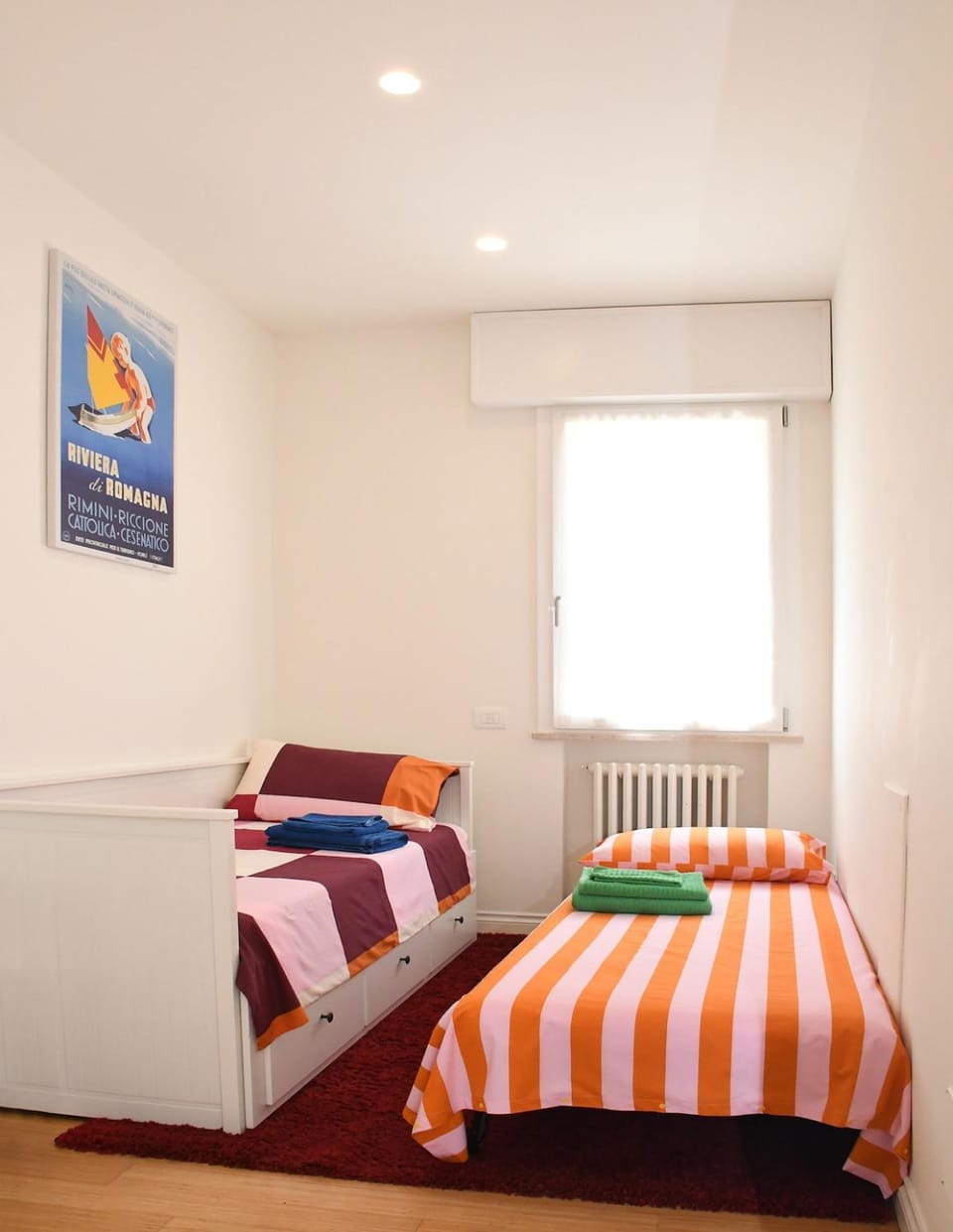 Bed, Photo of the whole room, Bedroom, heating, internet, towels, air conditioner