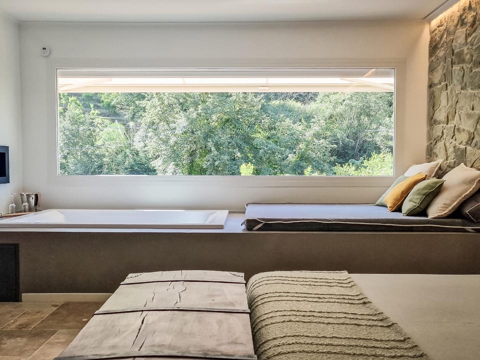 Garden, View (from property/room), Photo of the whole room, Decorative detail, Bedroom, furniture