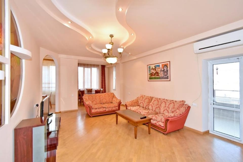 Living room, Seating area, air conditioner