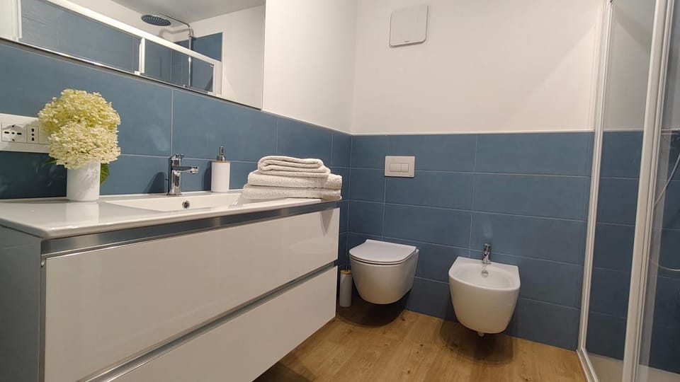Toilet, Bathroom, towels