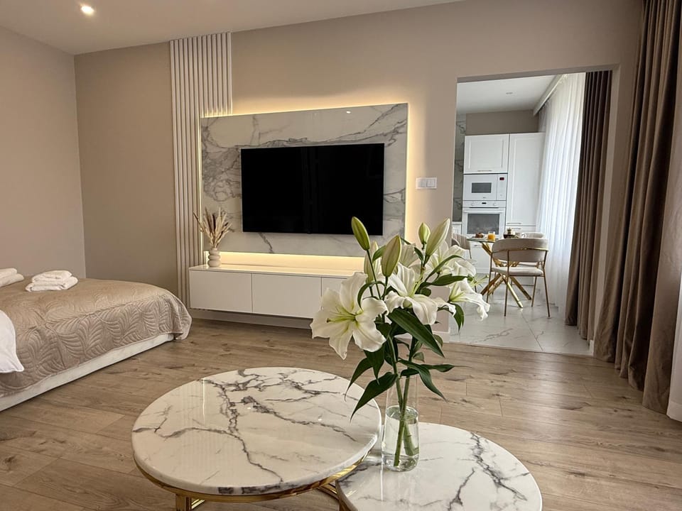 TV and multimedia, Living room, Photo of the whole room, Seating area, Bedroom