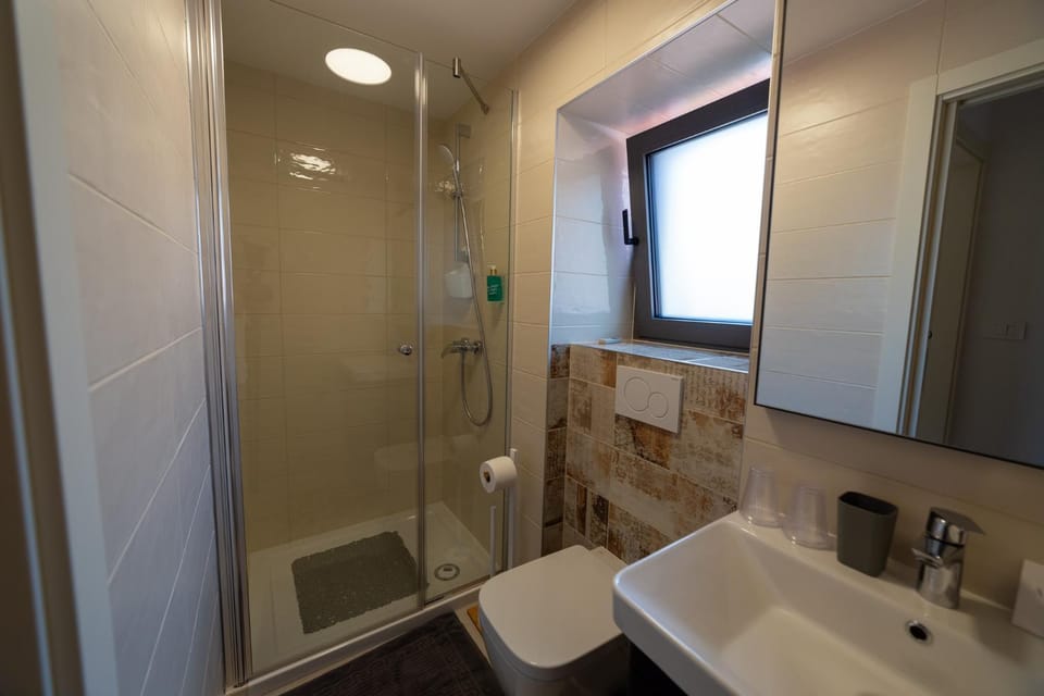 Shower, Toilet, Bathroom, towels