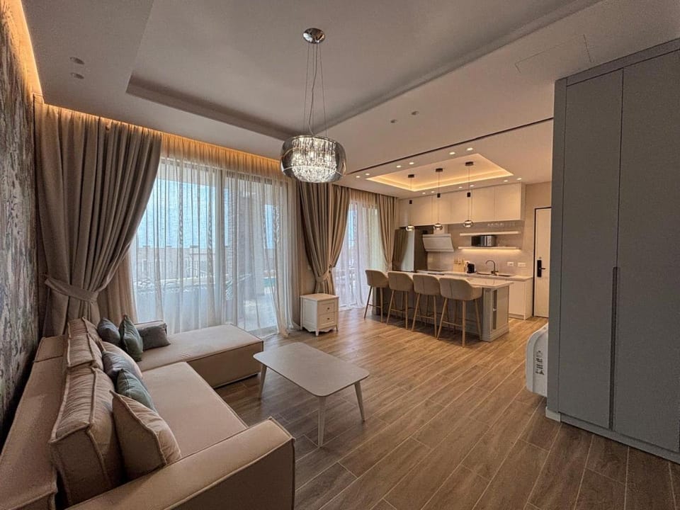 TV and multimedia, Kitchen or kitchenette, Living room, Seating area, wardrobe