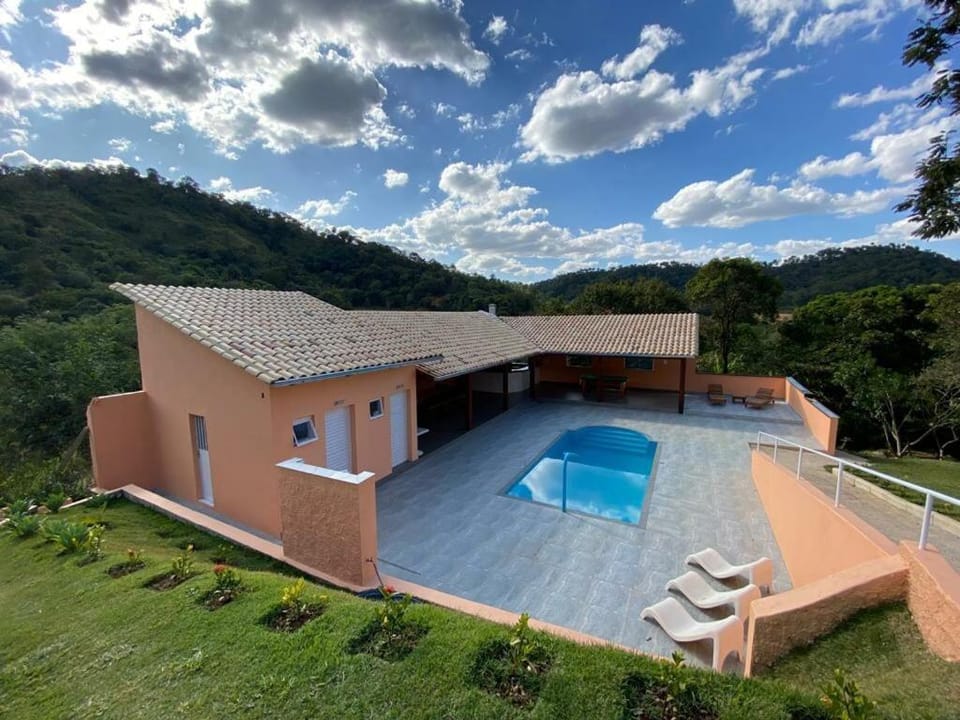 Spring, Day, Natural landscape, Mountain view, Pool view, Swimming pool, sunbed