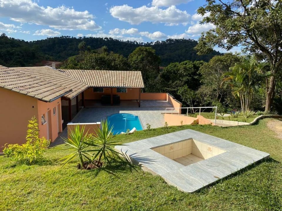 Day, Natural landscape, Garden, Garden view, Mountain view, Pool view