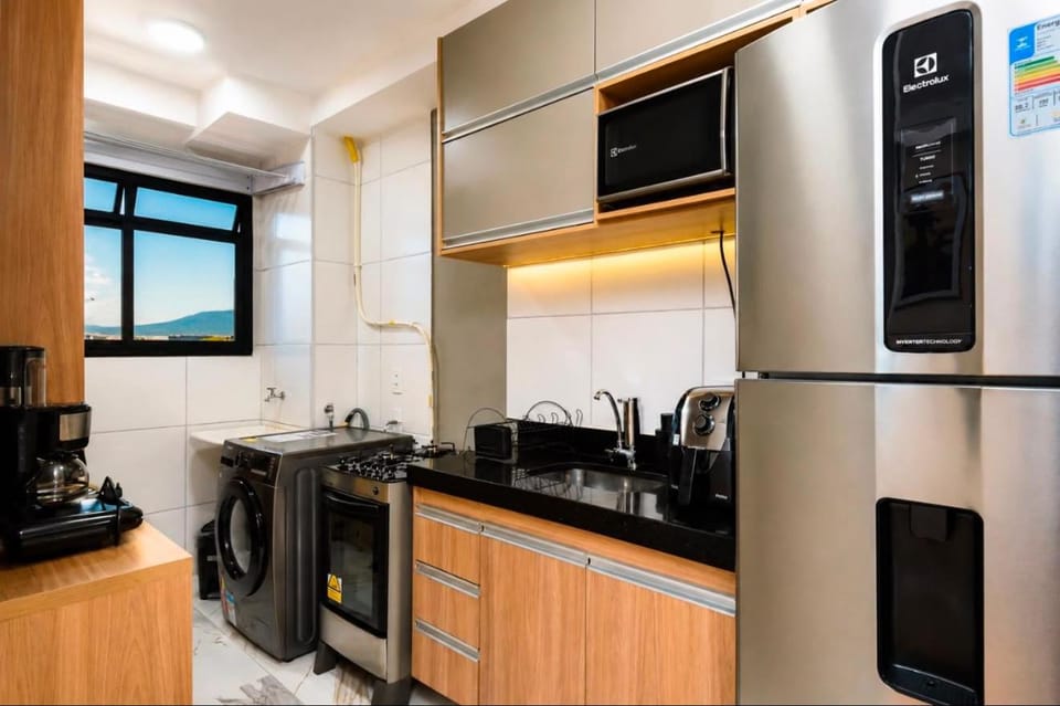 Kitchen or kitchenette, oven, stove
