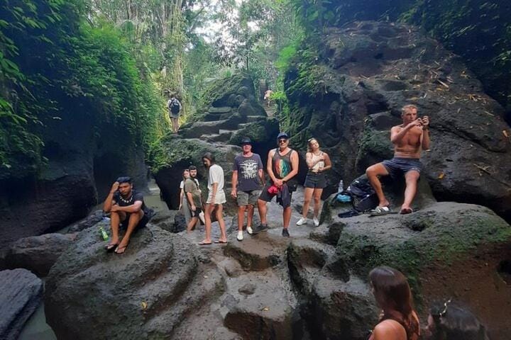 Widia Bali Full Day Tour and Airport Transport Docked boat in Marga