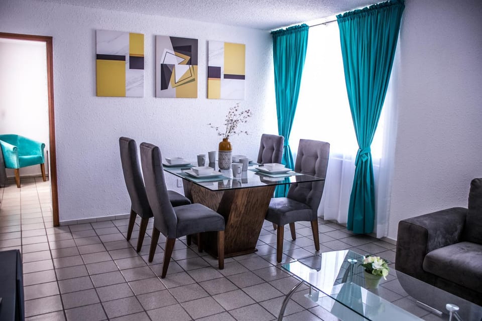 Living room, Seating area, Dining area