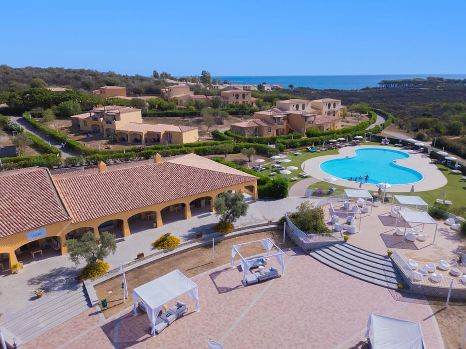 Natural landscape, Bird's eye view, Pool view, Sea view, Swimming pool