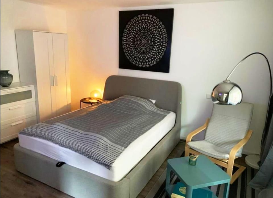 Bed, Photo of the whole room, Bedroom, wardrobe