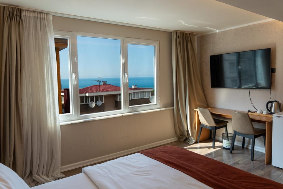 View (from property/room), Bedroom, Sea view