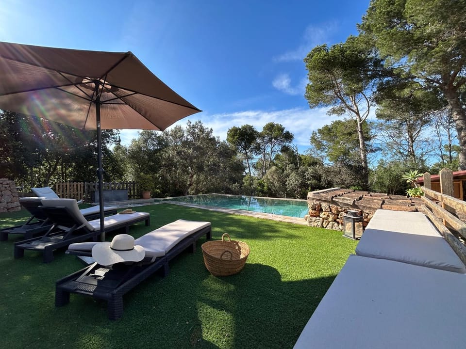 Property building, Living room, Swimming pool