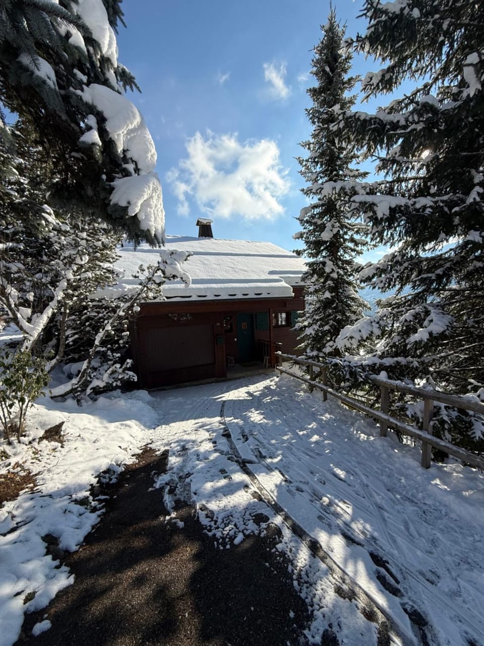 Property building, Day, Natural landscape, Winter