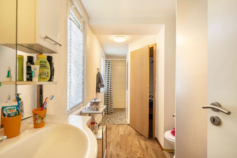 Bathroom, Living room