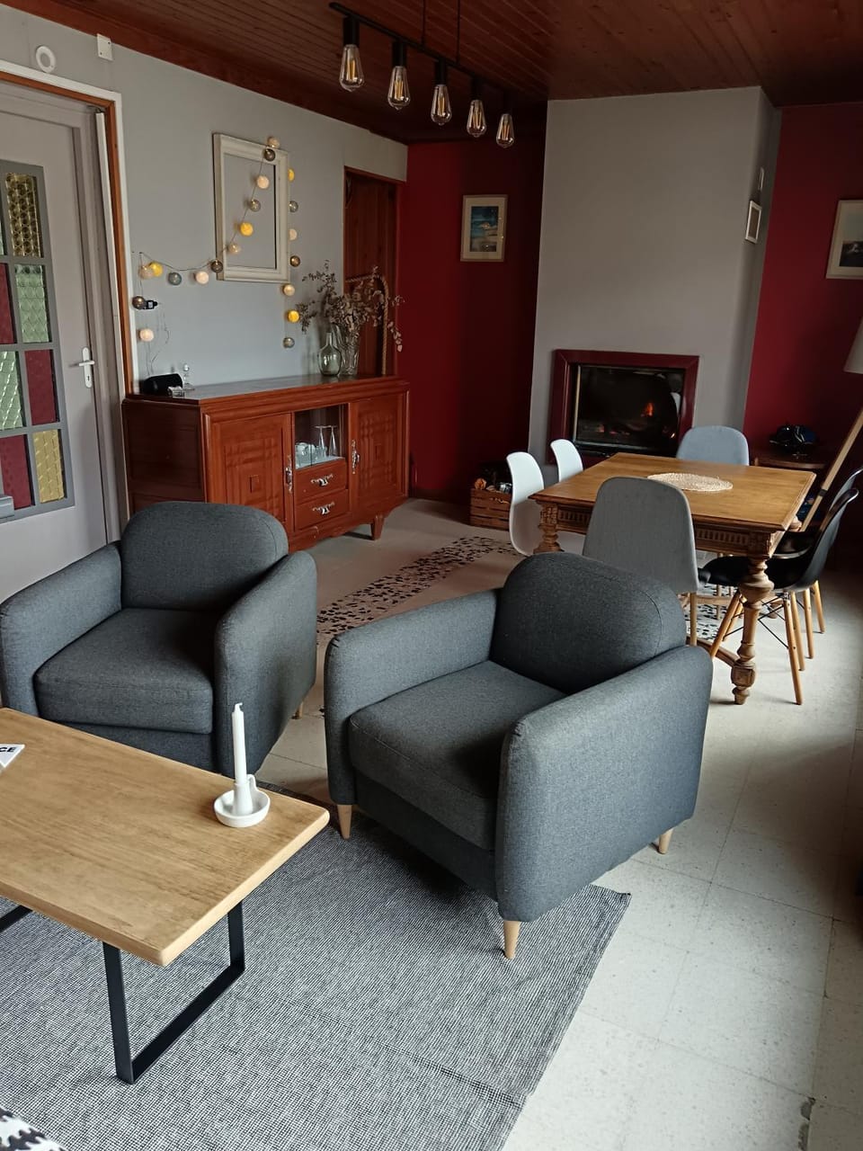 Living room, Dining area