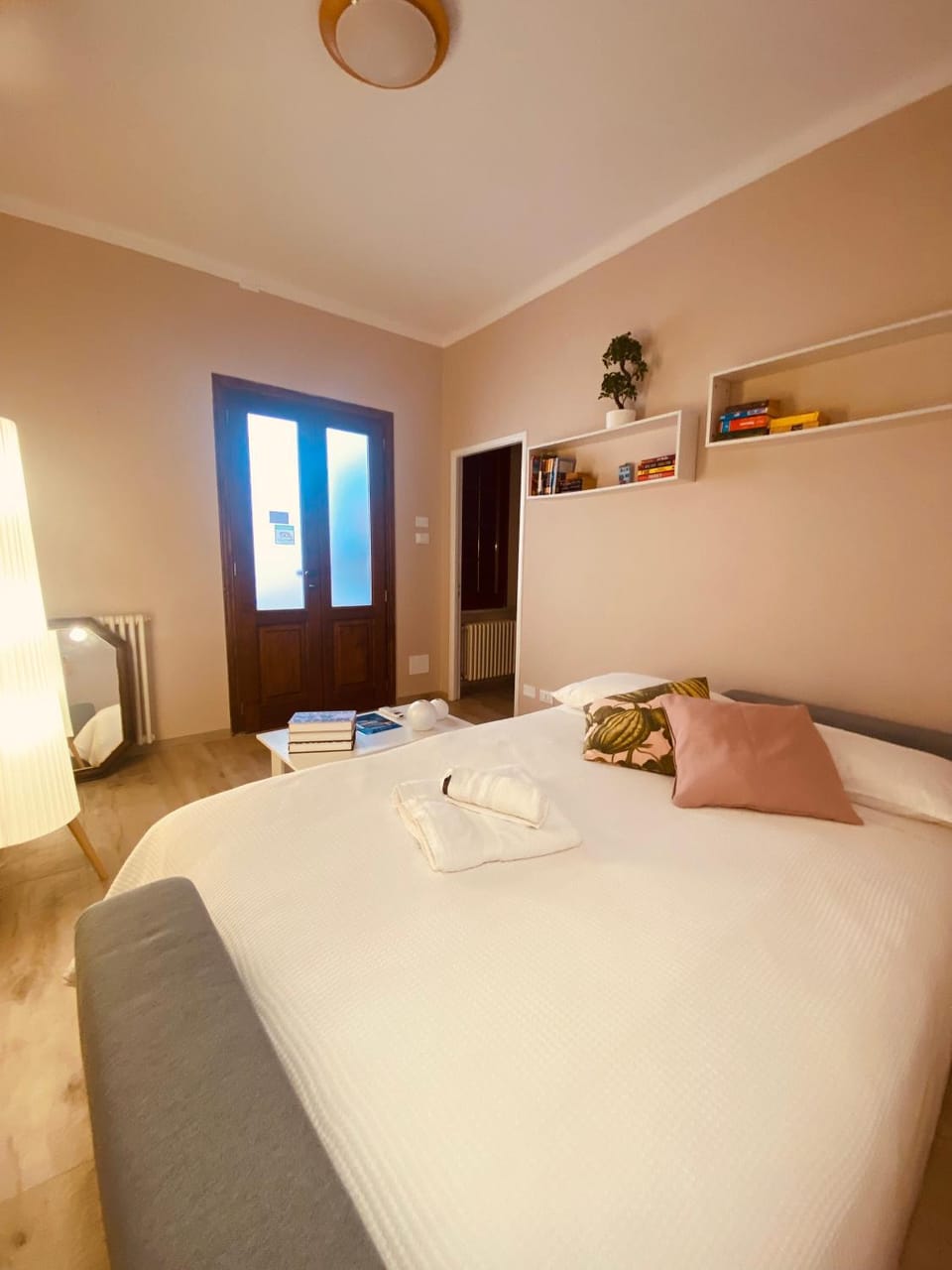 Property building, Living room, Bedroom