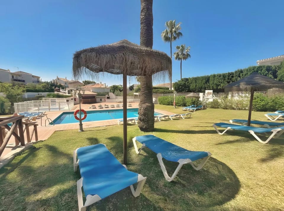 Property building, Living room, Swimming pool