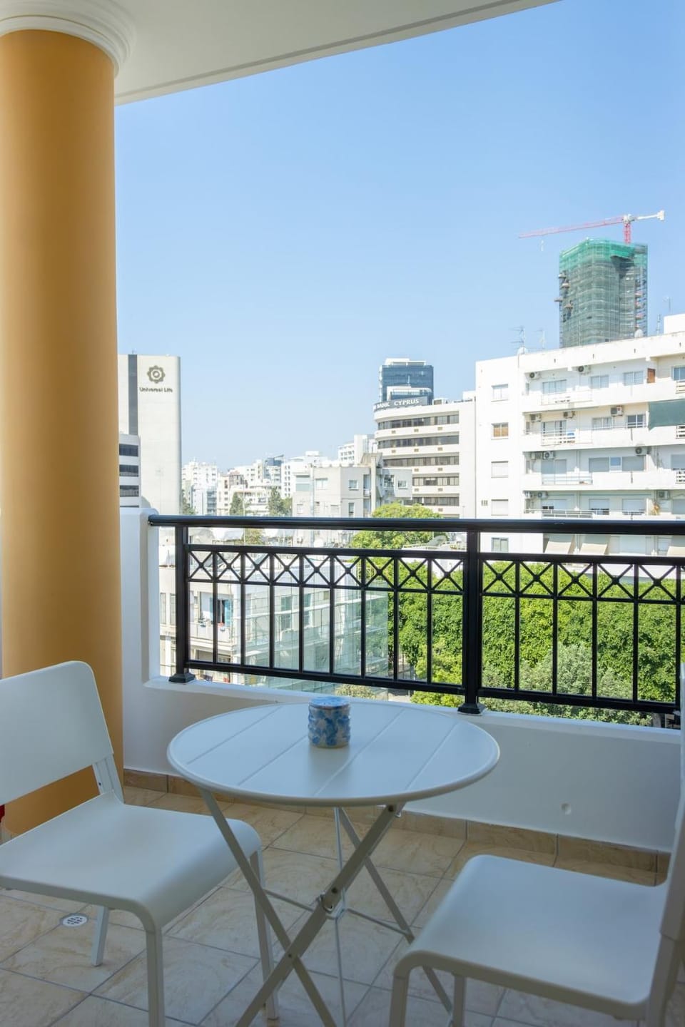Patio, Day, View (from property/room), Balcony/Terrace, Living room, Seating area, Dining area