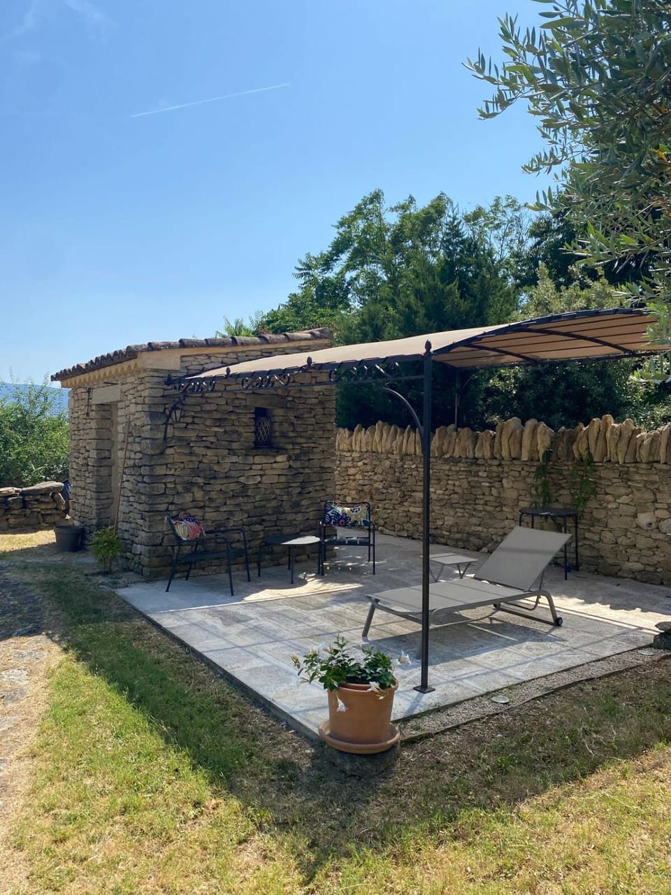 Patio, Spring, Day, Garden, Garden view