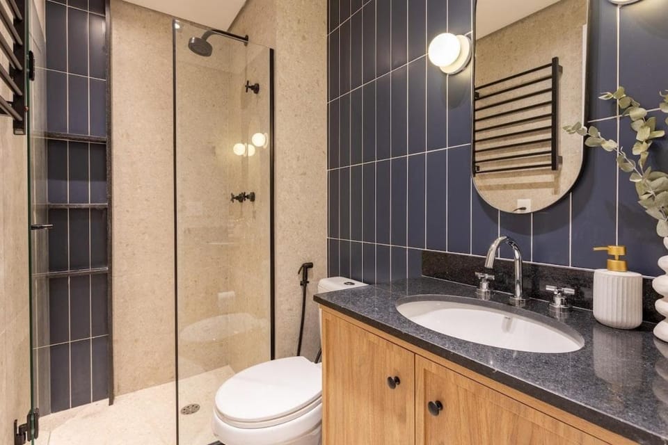 Estúdio elegante com vista, metrô Brooklin Apartment in Sao Paulo City