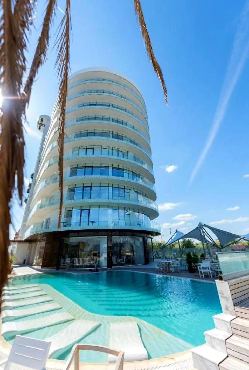 Property building, Pool view, Swimming pool