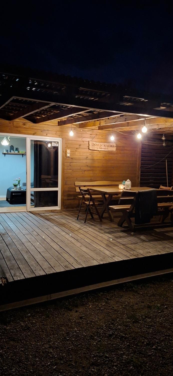 Wellness chill domek na Kaszubach,Gołubie ,saunowy zakątek z balia pod gwiazdami House in Pomeranian Voivodeship