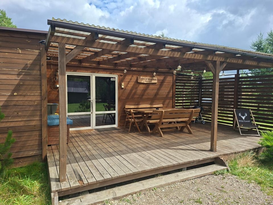 Wellness chill domek na Kaszubach,Gołubie ,saunowy zakątek z balia pod gwiazdami House in Pomeranian Voivodeship