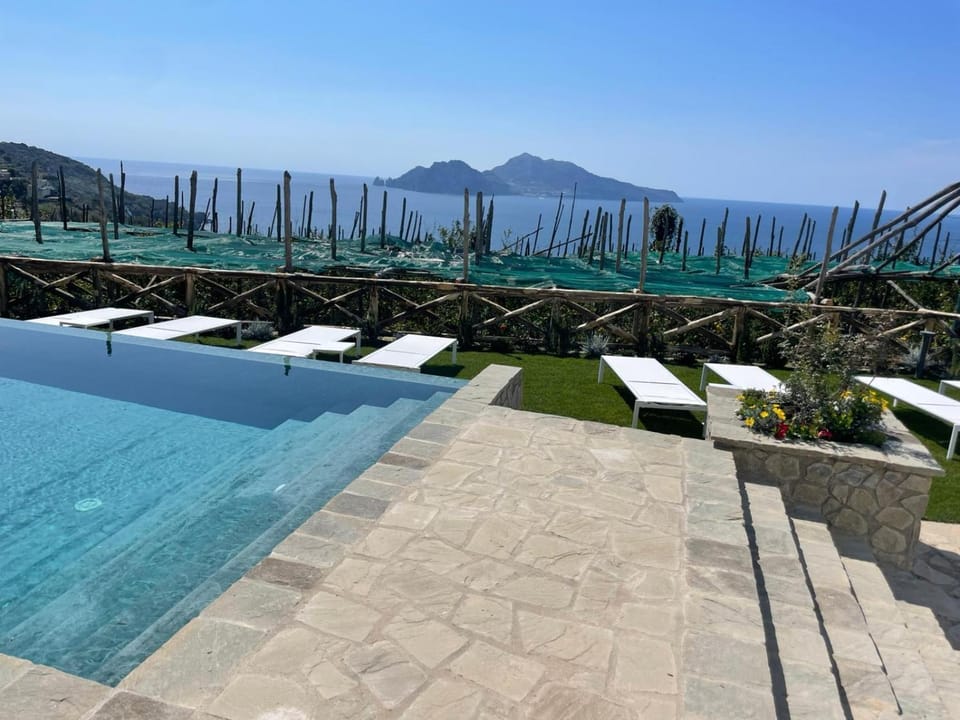 Pool view, Sea view, Swimming pool