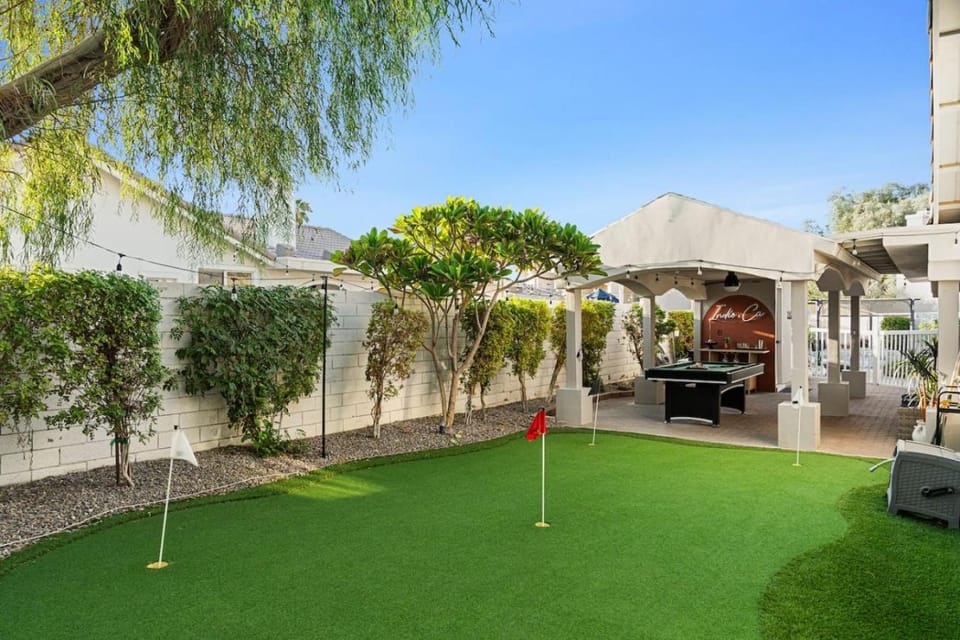 Mariposa House Swim-In Theatre with Gated Pool House in La Quinta
