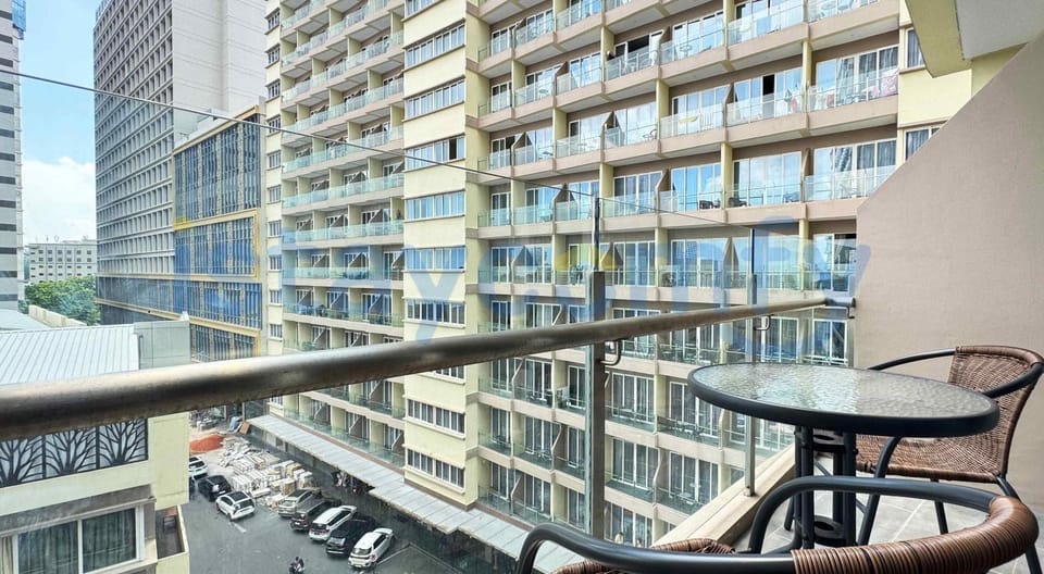 Property building, Day, View (from property/room), Balcony/Terrace, Seating area