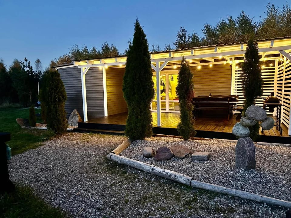 Domek Uroczy,Dom Strażaka Golubie ,niedaleko jeziora ,wedkowanie balia,sauna,kominek,ognisko House in Pomeranian Voivodeship