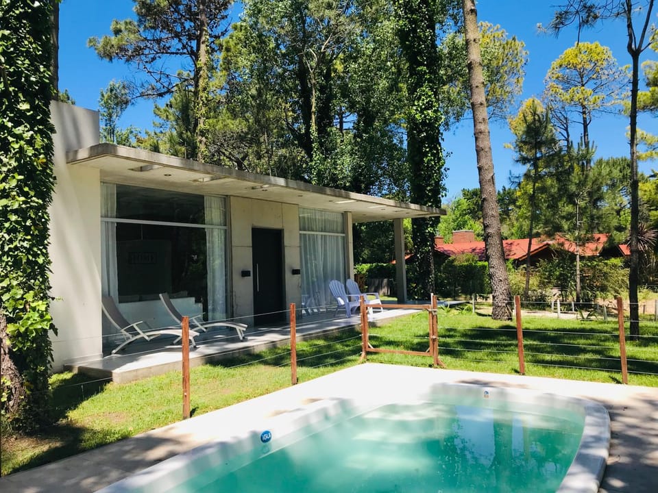 Patio, Natural landscape, Garden, Pool view, Swimming pool, sunbed