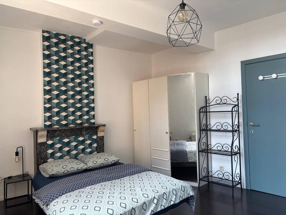 Bed, Bedroom, wardrobe
