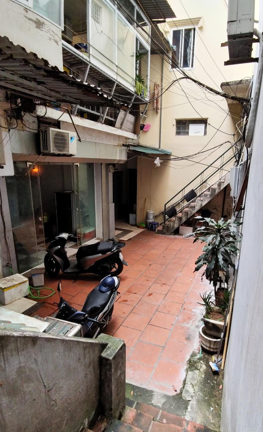 Property building, Patio