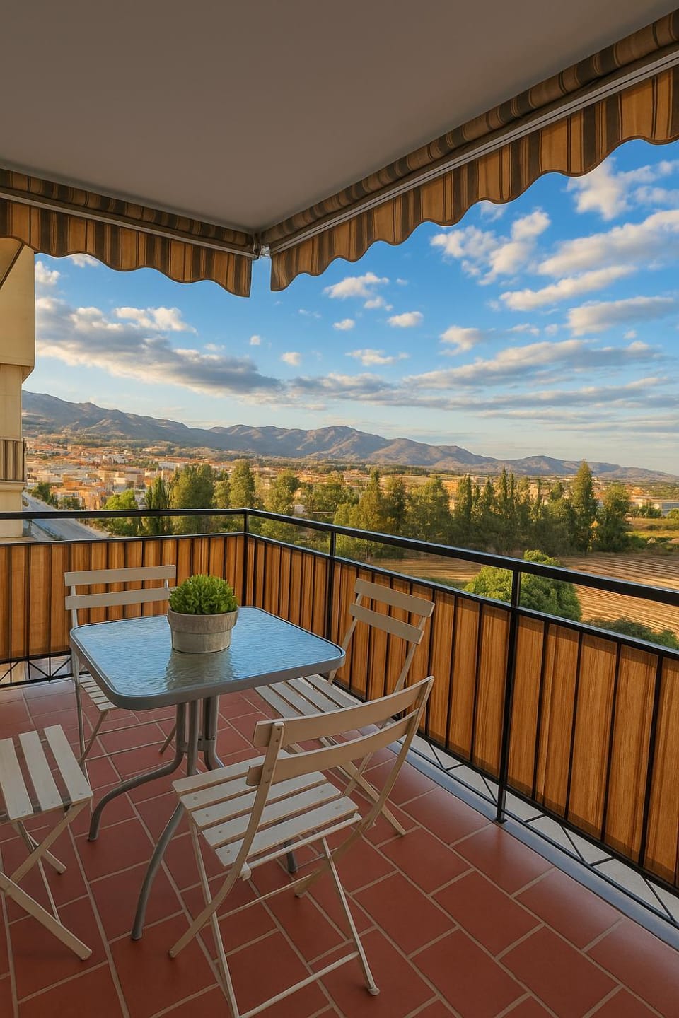 Natural landscape, View (from property/room), Balcony/Terrace, Mountain view
