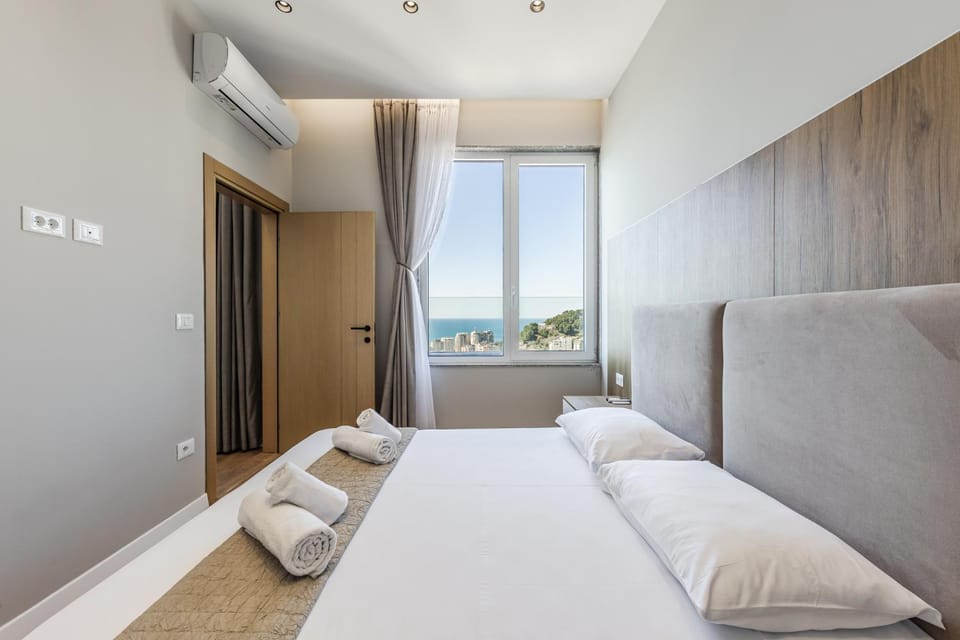 Stylish Sky Apartment Romantic Sea & City View Apartment in Tirana County, Albania