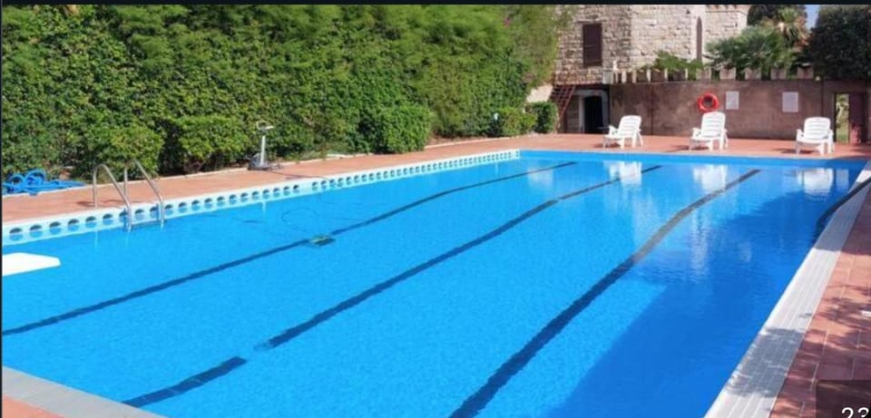 Pool view, Swimming pool, Swimming pool, sunbed