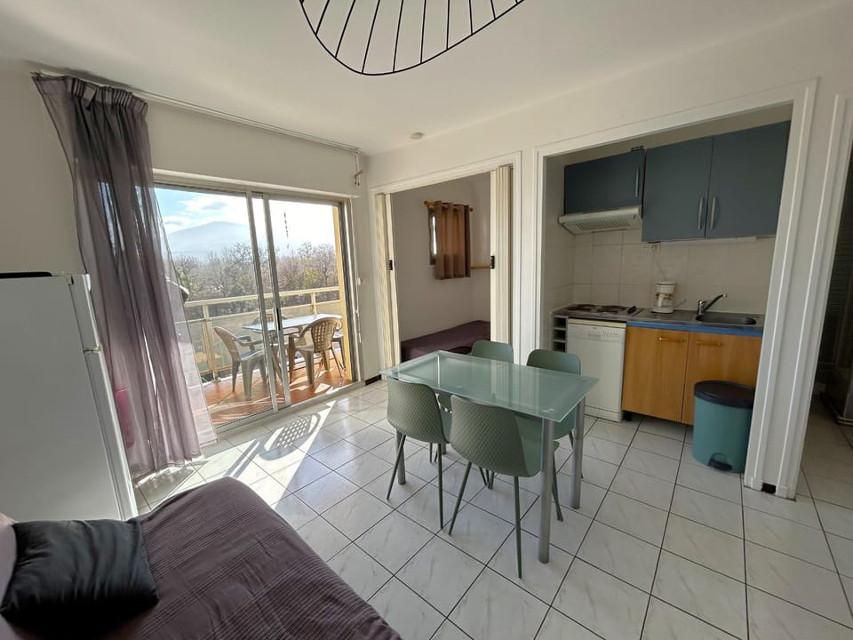Studio cabine avec climatisation, balcon, proche plage - FR-1-837-32 Cabin in Argeles-sur-Mer