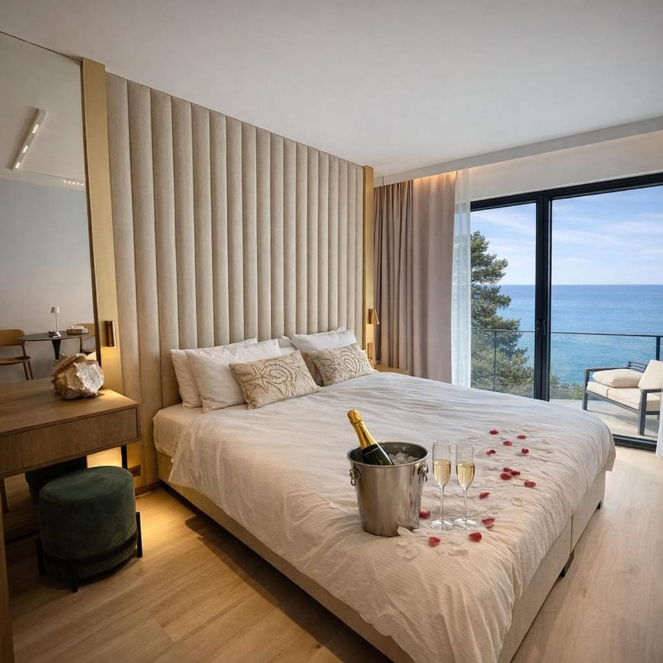 Bedroom, Sea view