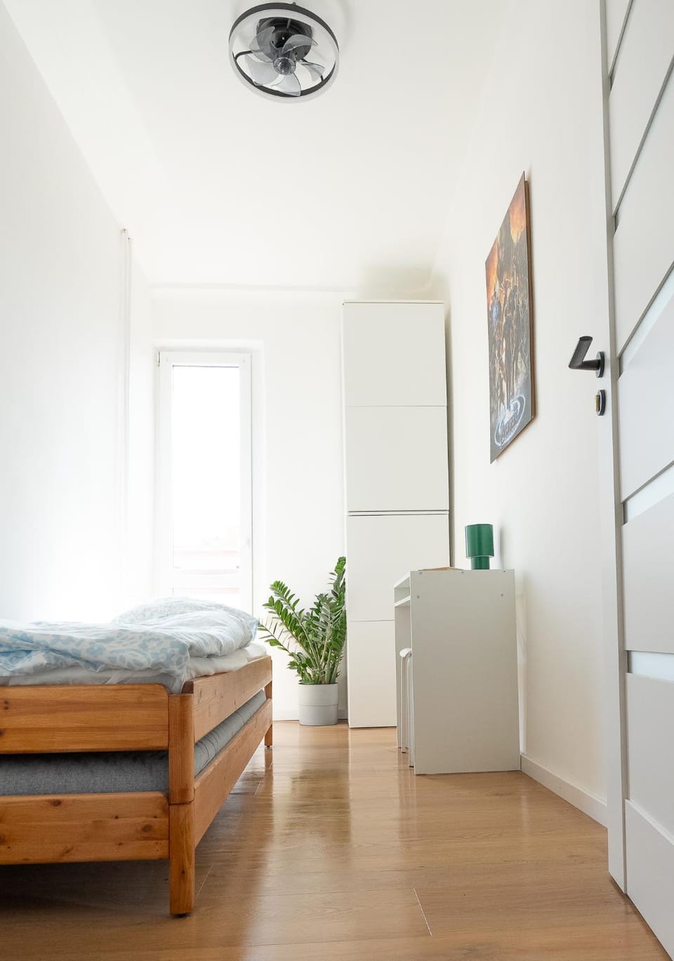 Bed, Photo of the whole room, Bedroom, wardrobe