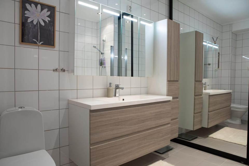 Shower, Toilet, Bathroom, towels