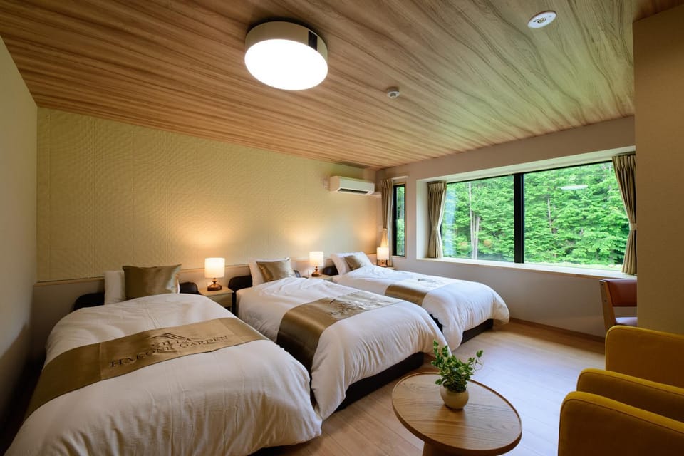 Bed, Natural landscape, View (from property/room), Bedroom, air conditioner