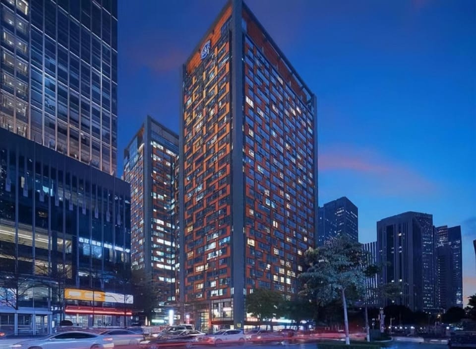 Property building, Night, City view, Location